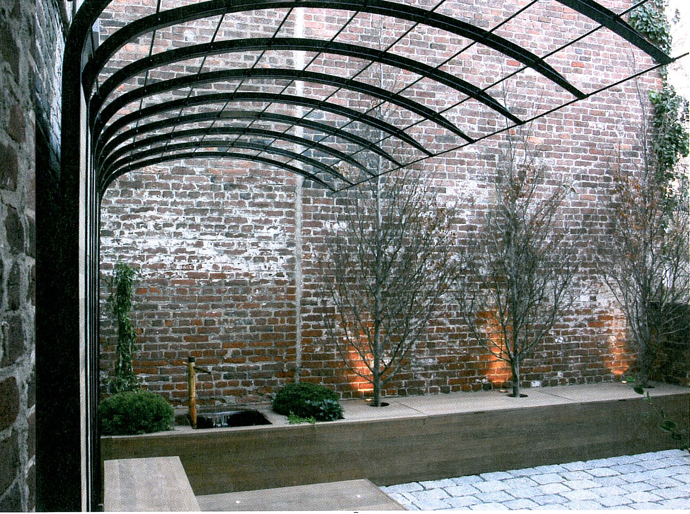 Courtyard garden detail, Old Town Alexandria VA